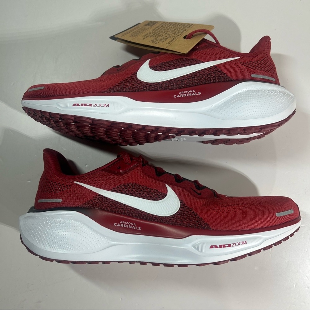 Nike Air Zoom Pegasus 41 Arizona Cardinals Running Shoes FZ5077-600 Men Sz 7 New